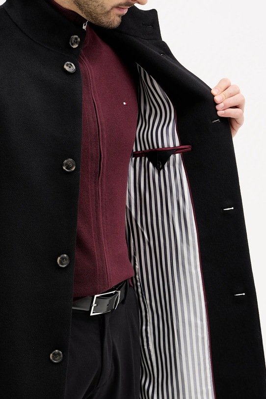 Tommy Hilfiger płaszcz z dodatkiem wełny MW0MW40767