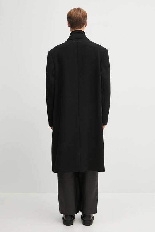 Odzież MM6 Maison Margiela płaszcz wełniany SH2AA0014.M35469.900 czarny