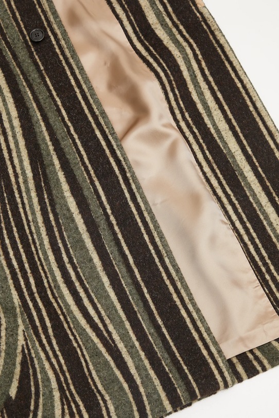 Пальто с добавлением шерсти Kenzo Leaf Stripe FF65MA0329IB