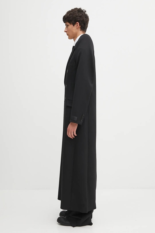 Пальто с шерстью VETEMENTS Tight Shoulder Tailored UH76TC900B чёрный AW25