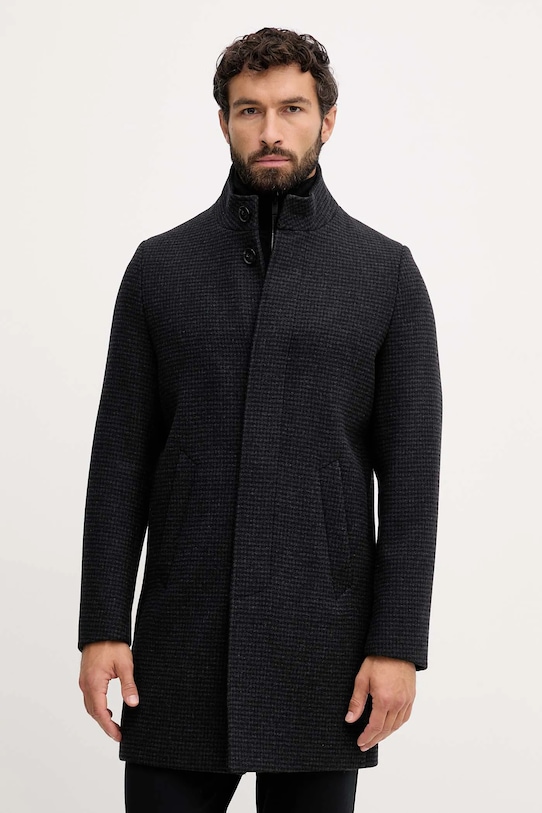 Пальто з додаванням вовни Lindbergh з підкладкою чорний 30.342030A