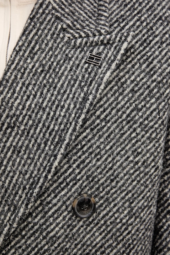 Vuneni kaput Tommy Hilfiger MW0MW40763 crna