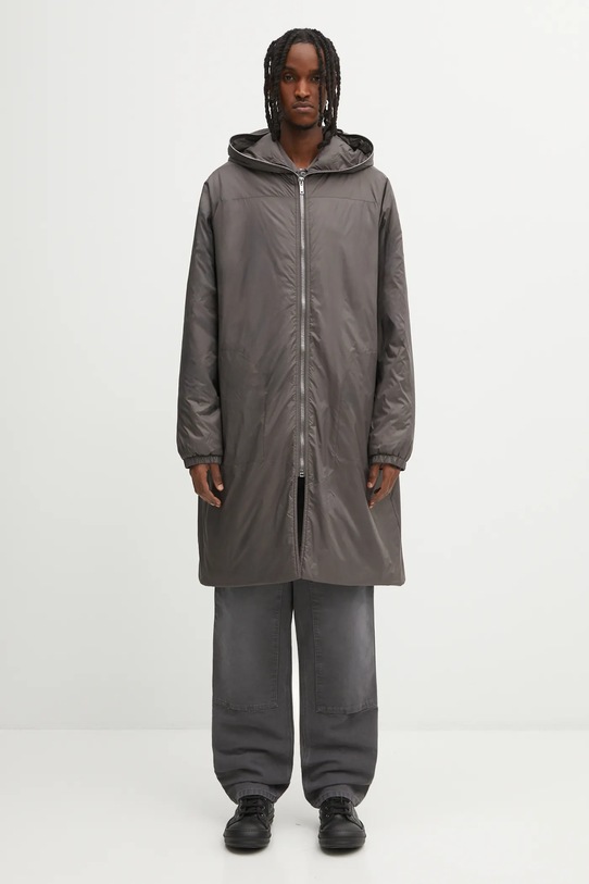 Rick Owens DRKSHDW płaszcz Sealed Windbreaker pozostałe brązowy DU02E7973.NP