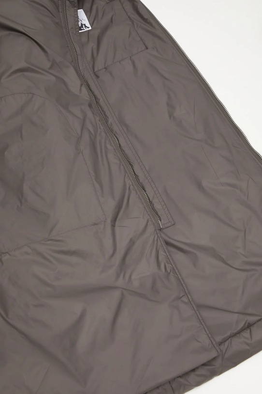 Rick Owens DRKSHDW płaszcz Sealed Windbreaker DU02E7973.NP brązowy