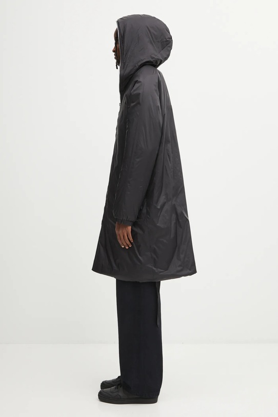 Rick Owens DRKSHDW płaszcz Sealed Windbreaker DU02E7973.NP czarny AW25
