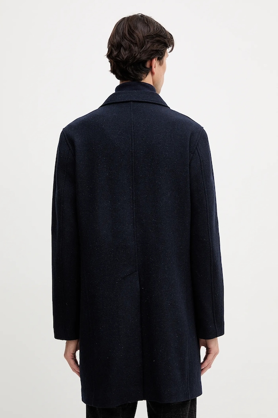 Одежда Шерстяное пальто Barbour KIRKBRIDGE MWO0303 тёмно-синий