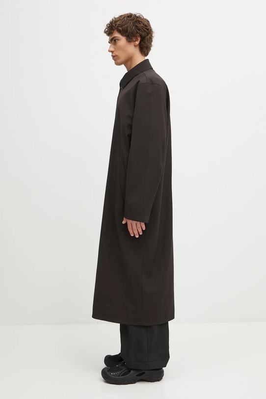 Kabát s příměsí vlny Our Legacy Cloak M4251CC hnědá AW25