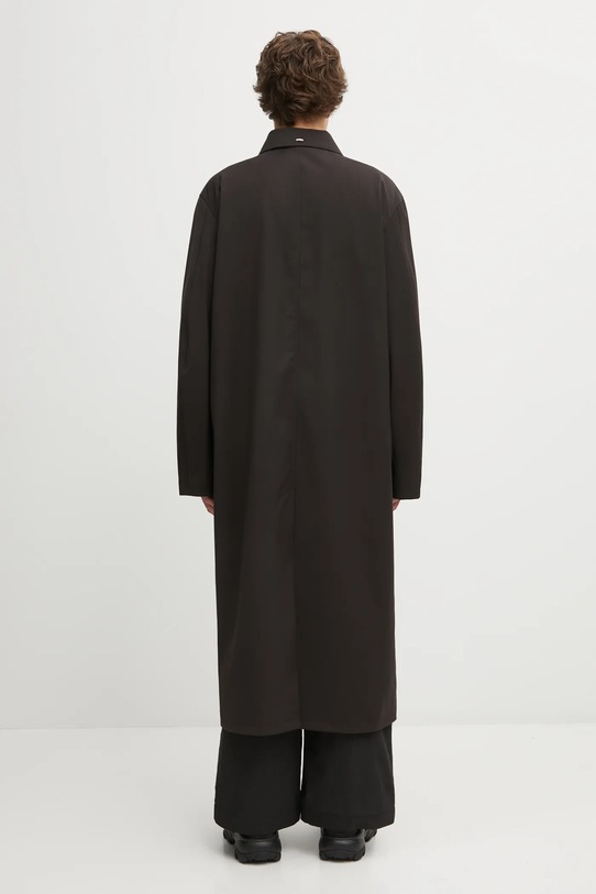 Oblečení Kabát s příměsí vlny Our Legacy Cloak M4251CC hnědá