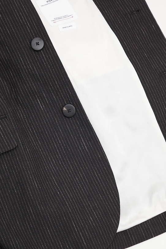 Visvim marynarka z wełną hammons jkt santome 125105013025 czarny