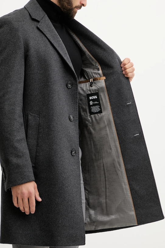 BOSS płaszcz wełniany 50549187