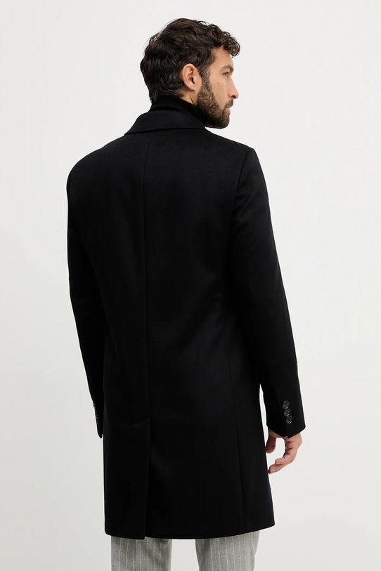 Îmbrăcăminte BOSS palton de lână 50549187 negru