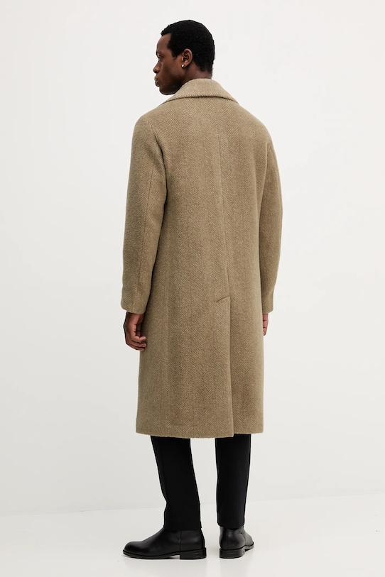 Oblečenie Vlnený kabát BOSS 50550743 zelená