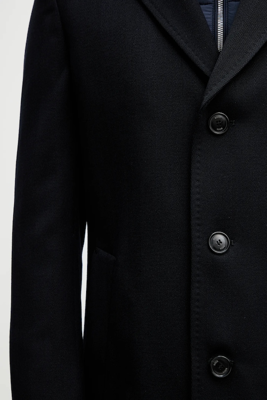 BOSS płaszcz z wełną 50551117