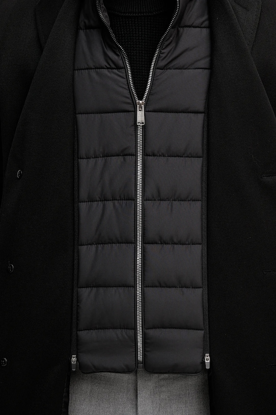 BOSS płaszcz z wełną 50551117