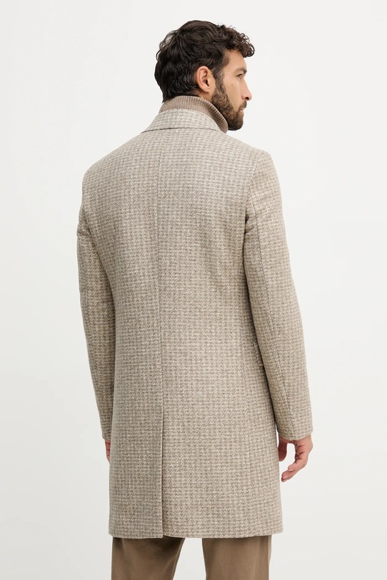 Ruházat BOSS gyapjú kabát 50551612 barna