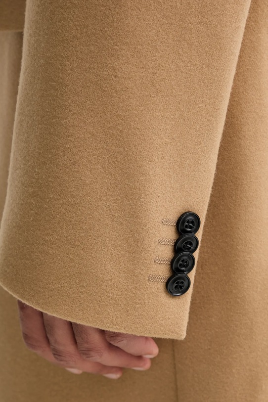 HUGO płaszcz z wełną 50546528