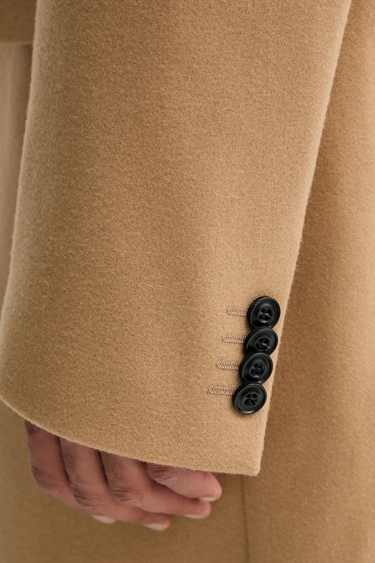 HUGO płaszcz z wełną 50546528