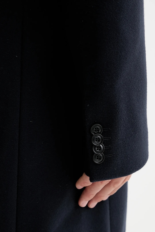 HUGO palton de lână 50546528 bleumarin