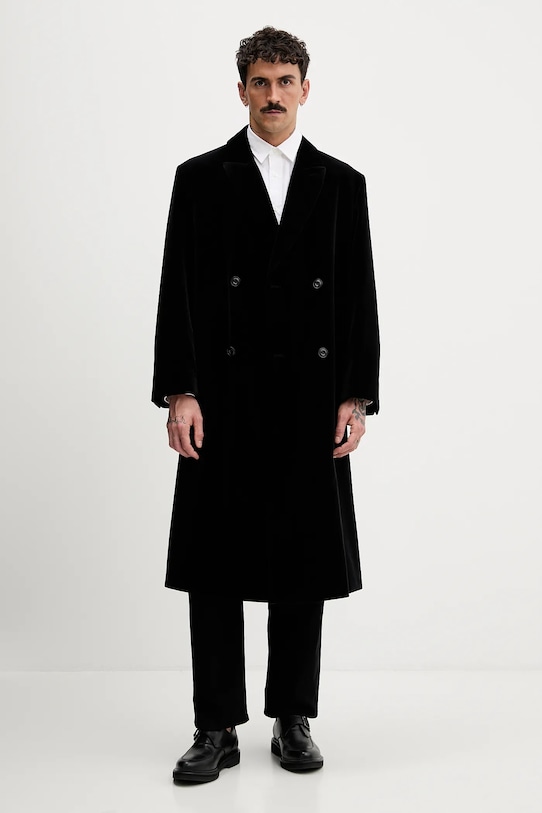 HUGO płaszcz bawełniany nieocieplane czarny 50549277