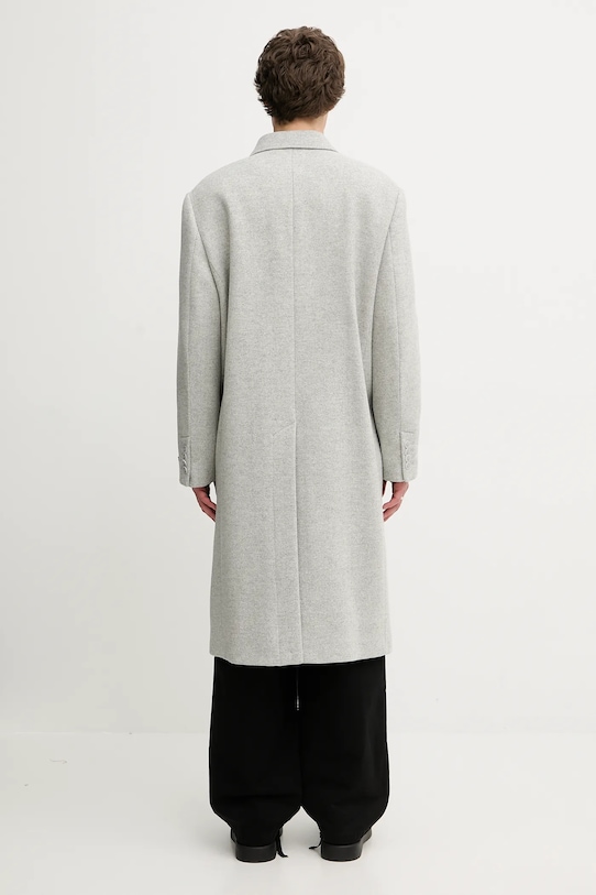 Îmbrăcăminte Lacoste haină cu lână BH5529 gri