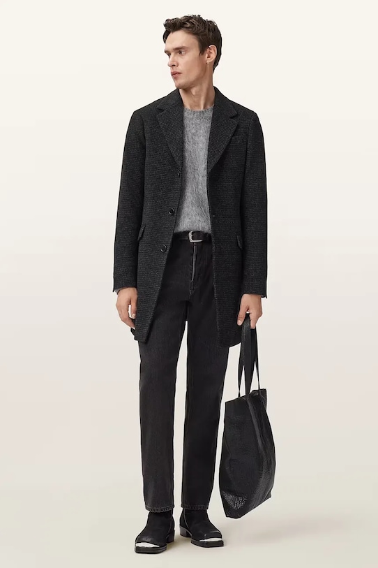 Plašč z dodatkom volne AllSaints CASPIAN M023OD