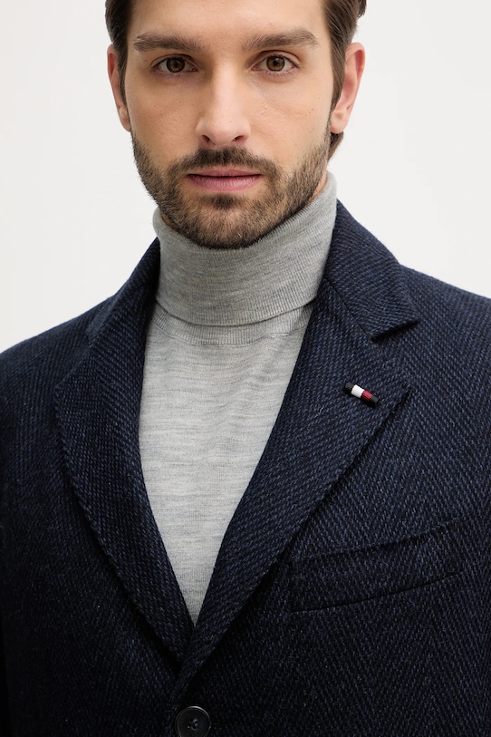 Tommy Hilfiger płaszcz granatowy FSTHL4064.FSTH604