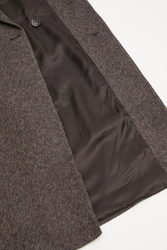 Wales Bonner gyapjúkabát Mayfair Coat MA25CO09.WO02.903 barna