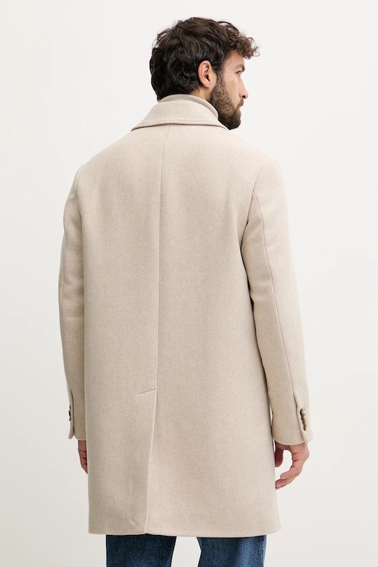 Одежда Пальто с добавлением шерсти United Colors of Benetton 2C4VUN06U бежевый