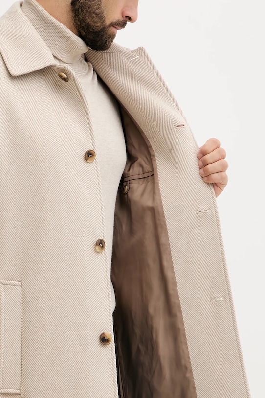 Пальто с добавлением шерсти United Colors of Benetton 2C4VUN06U