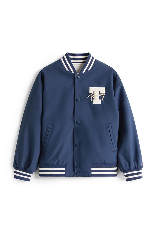 Tommy Hilfiger kurtka bomber dwustronna dziecięca KB0KB09740.9BYA granatowy AW25
