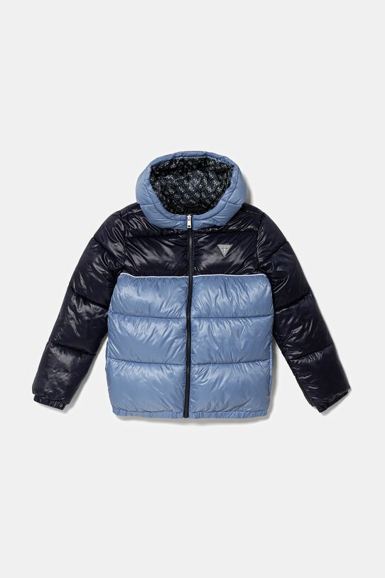 Dětská bunda Guess s podšívkou modrá L5YL00.WEGY0.9BYA