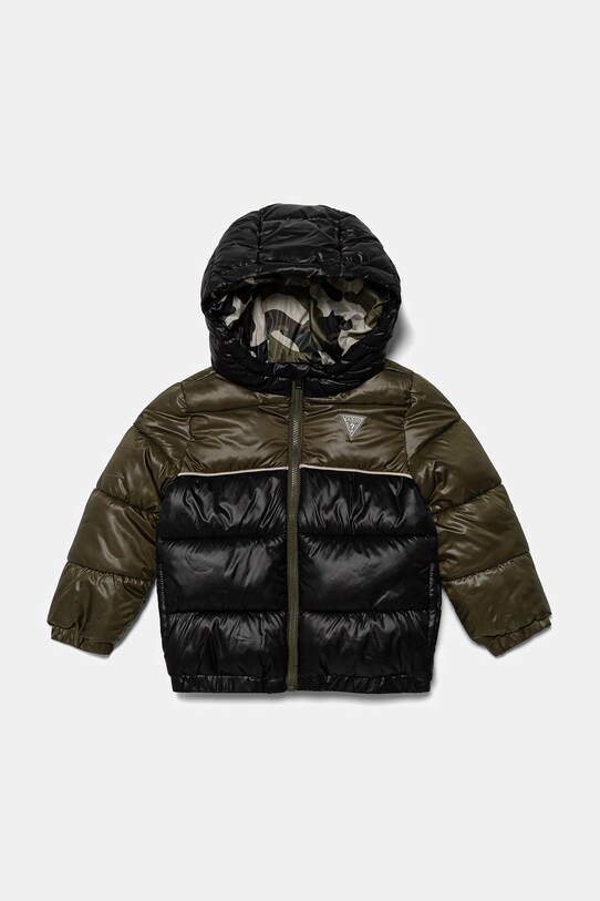Dětská bunda Guess s podšívkou černá N5YL00.WEGY0.9BYA