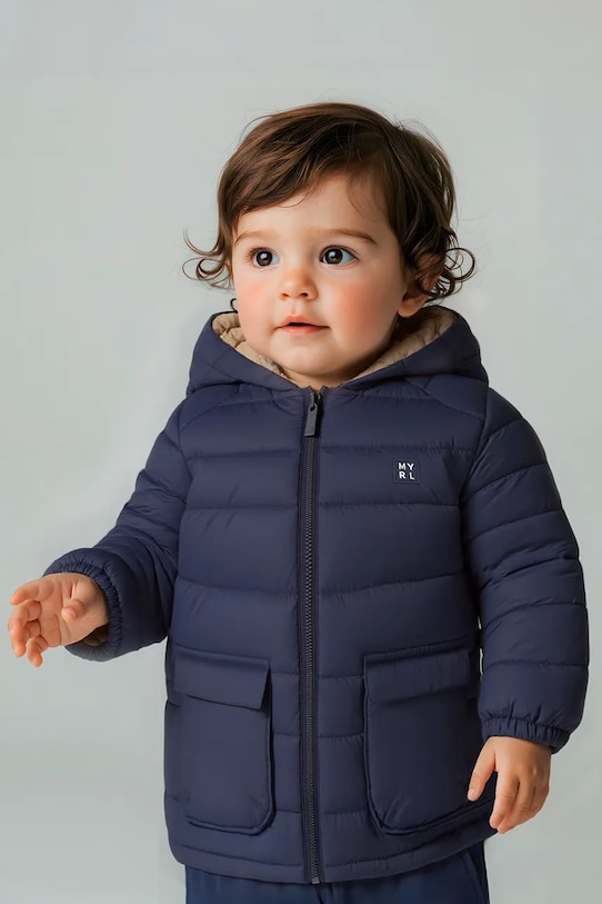 Mayoral geacă reversibilă pentru copii necaptusit bleumarin 2420.3A.Baby.9BYA