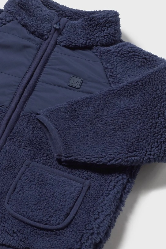 Chlapec Detská fleecová mikina Mayoral 2427.3C.Baby.9BYA tmavomodrá