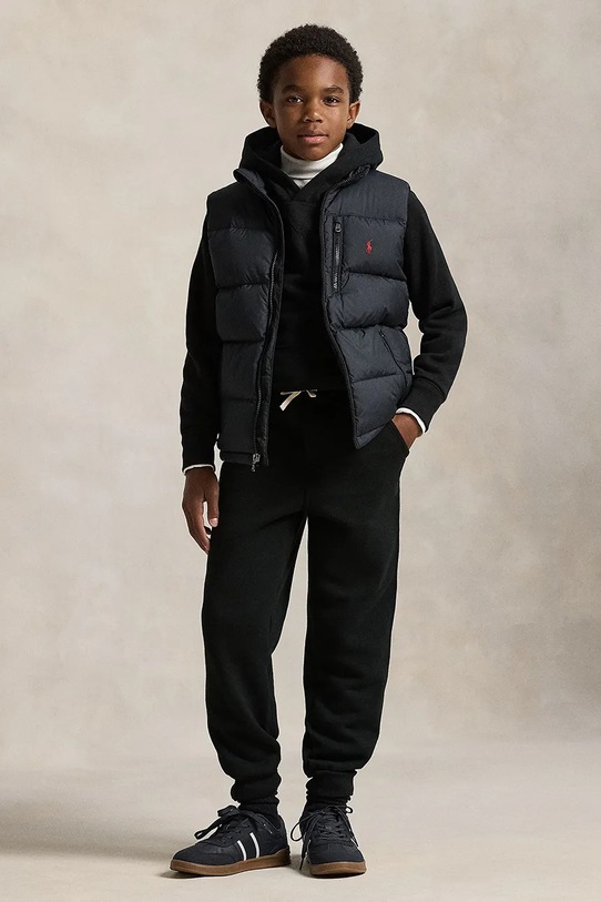 Polo Ralph Lauren gilet da bambino 323969863001 nero