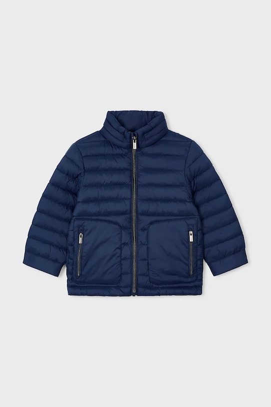 Detská bunda Mayoral jemné zateplenie tmavomodrá 4418.5D.Mini.9BYA
