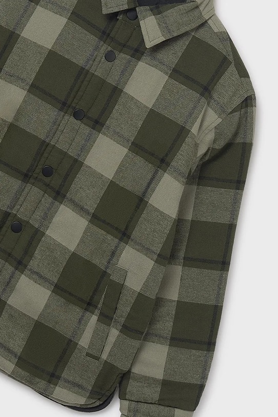 Mayoral cămașă din bumbac verde 7106.7E.Junior.9BYA