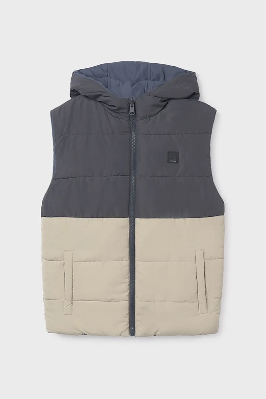 Дитяча двостороння безрукавка Mayoral з підкладкою коричневий 7306.7B.Junior.9BYA