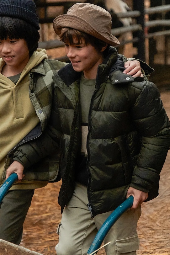 Mayoral geacă copii cu captuseala verde 7416.7E.Junior.9BYA