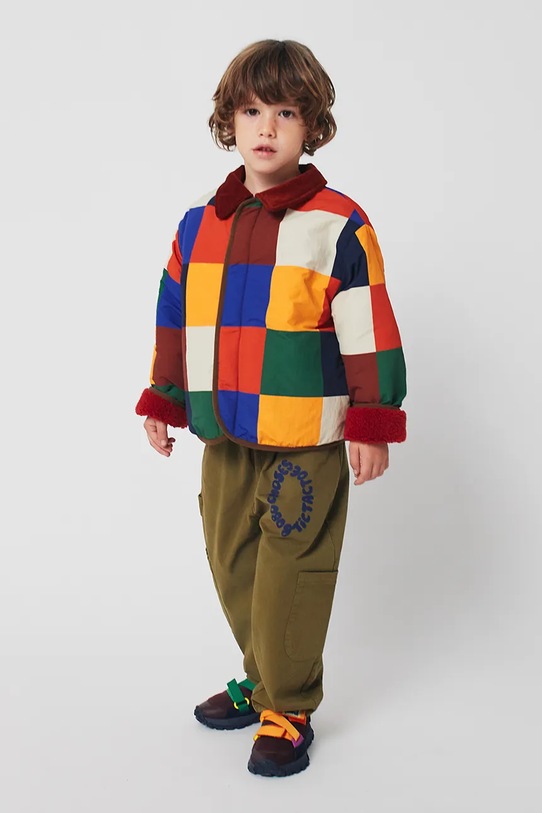 Bobo Choses kurtka dwustronna dziecięca bez kaptura multicolor 225AC122