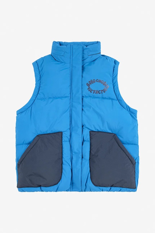 Bobo Choses kurtka dziecięca Tic Tac Toe niebieski 225AC124