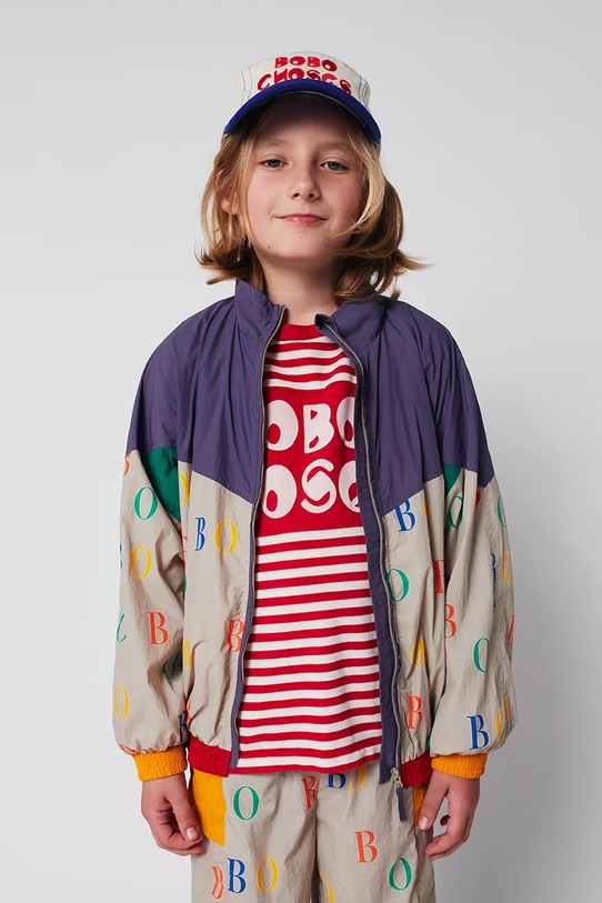 Bobo Choses kurtka dziecięca bez kaptura multicolor 225AC139