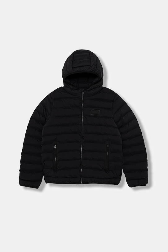 Detská bunda EA7 Emporio Armani jemné zateplenie čierna 7B000228.AF15953