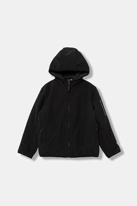 Дитяча куртка EA7 Emporio Armani з підкладкою чорний 7B000166.AF16826