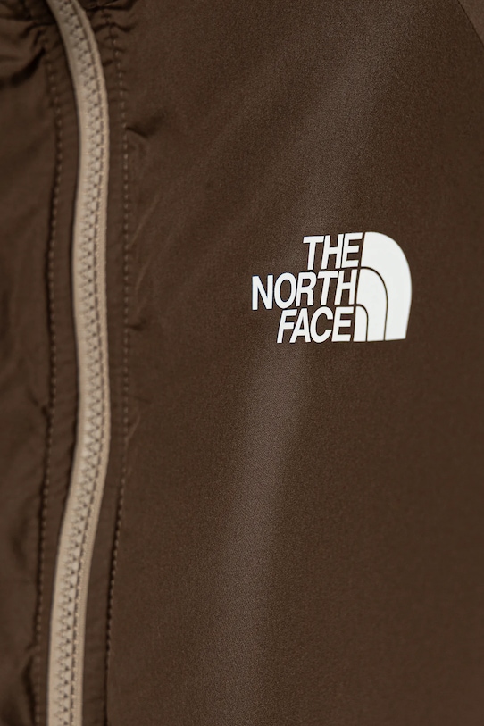 The North Face kurtka dwustronna dziecięca B REVERSIBLE PERRITO HOODED JACKET NF0A88TWBOX1 beżowy