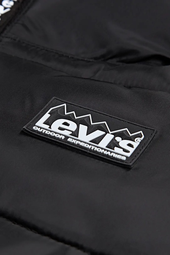 Chłopiec Levi's kurtka dziecięca SHERPA LINED MDWT PUFFER 8EN628 czarny