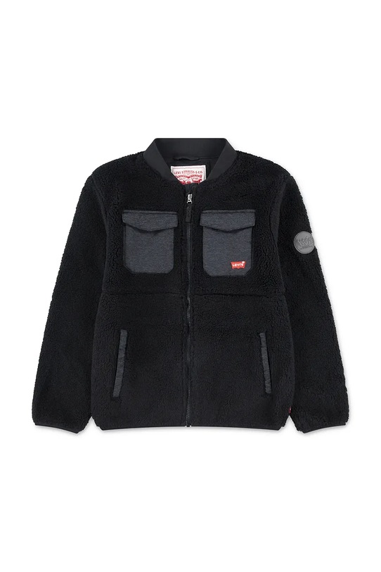 Otroška jakna Levi's UTILITY PKT SHERPA JKT Drugo črna 9EN627
