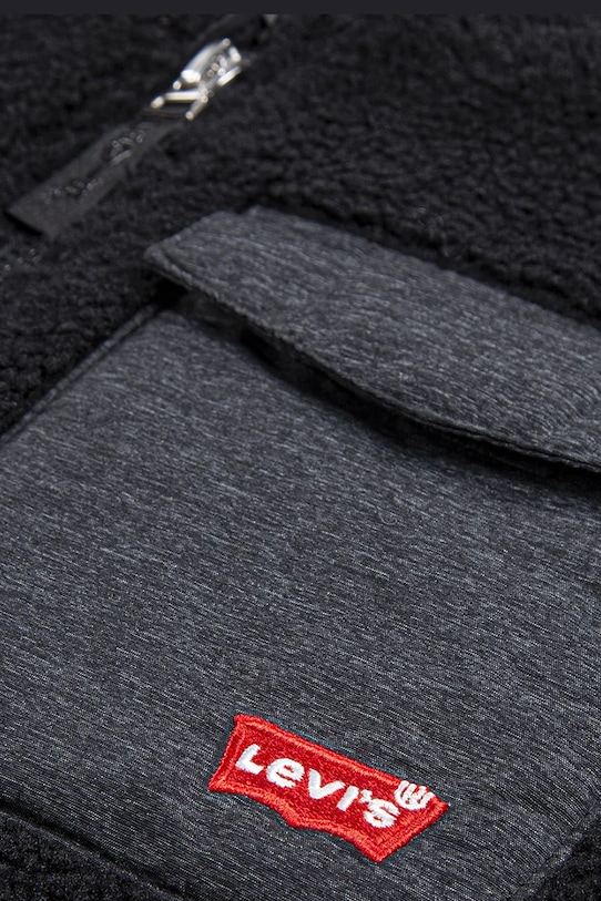 Levi's geacă copii UTILITY PKT SHERPA JKT negru 9EN627