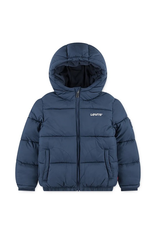 Levi's kurtka dziecięca HVWT PUFFER WITH LOGO ELAS pozostałe granatowy 9EN633
