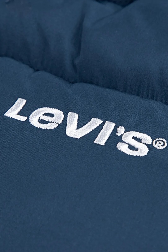 Chłopiec Levi's kurtka dziecięca HVWT PUFFER WITH LOGO ELAS 9EN633 granatowy